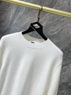 Big Cross White Wool Sweater™