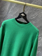 Big Cross Green Wool Sweater™