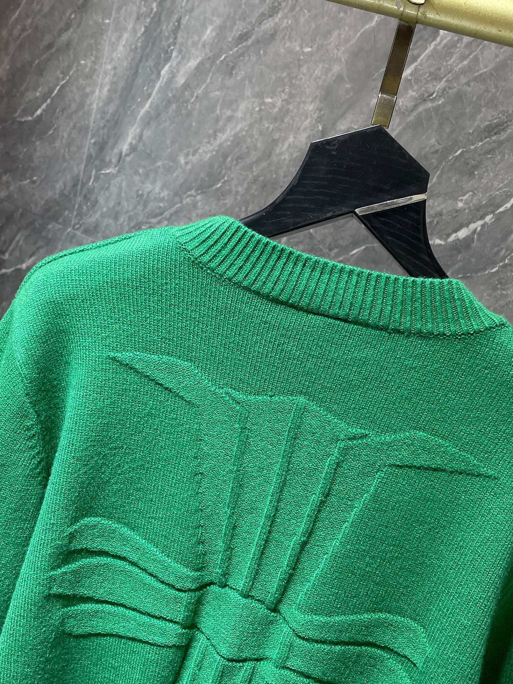 Big Cross Green Wool Sweater™