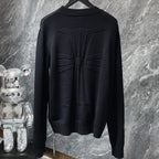 Big Cross Black Wool Sweater™