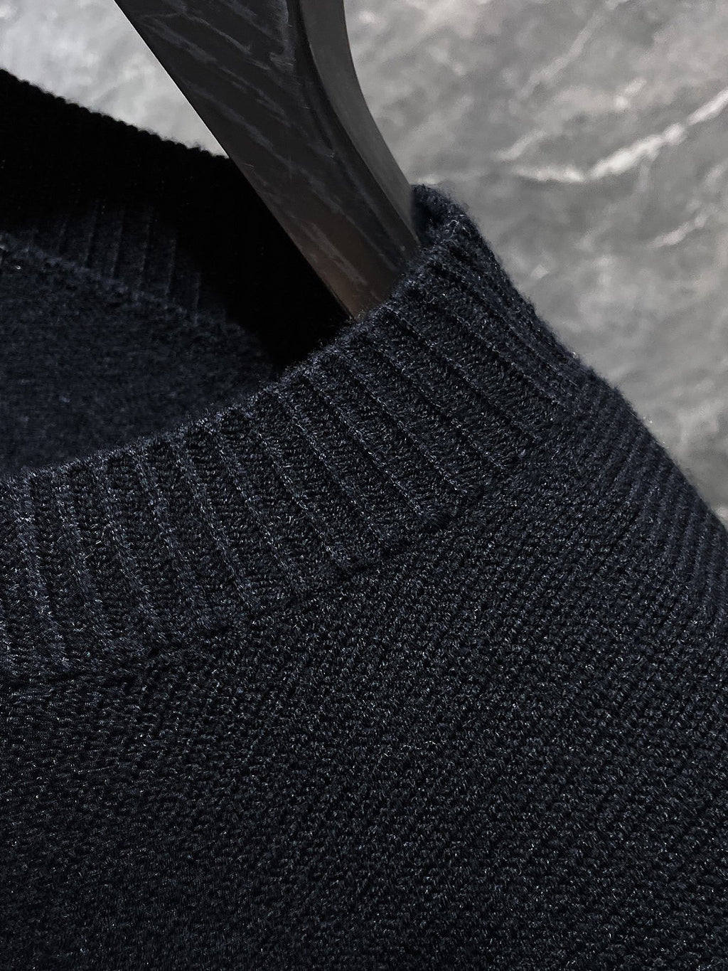 Big Cross Black Wool Sweater™