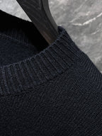 Big Cross Black Wool Sweater™