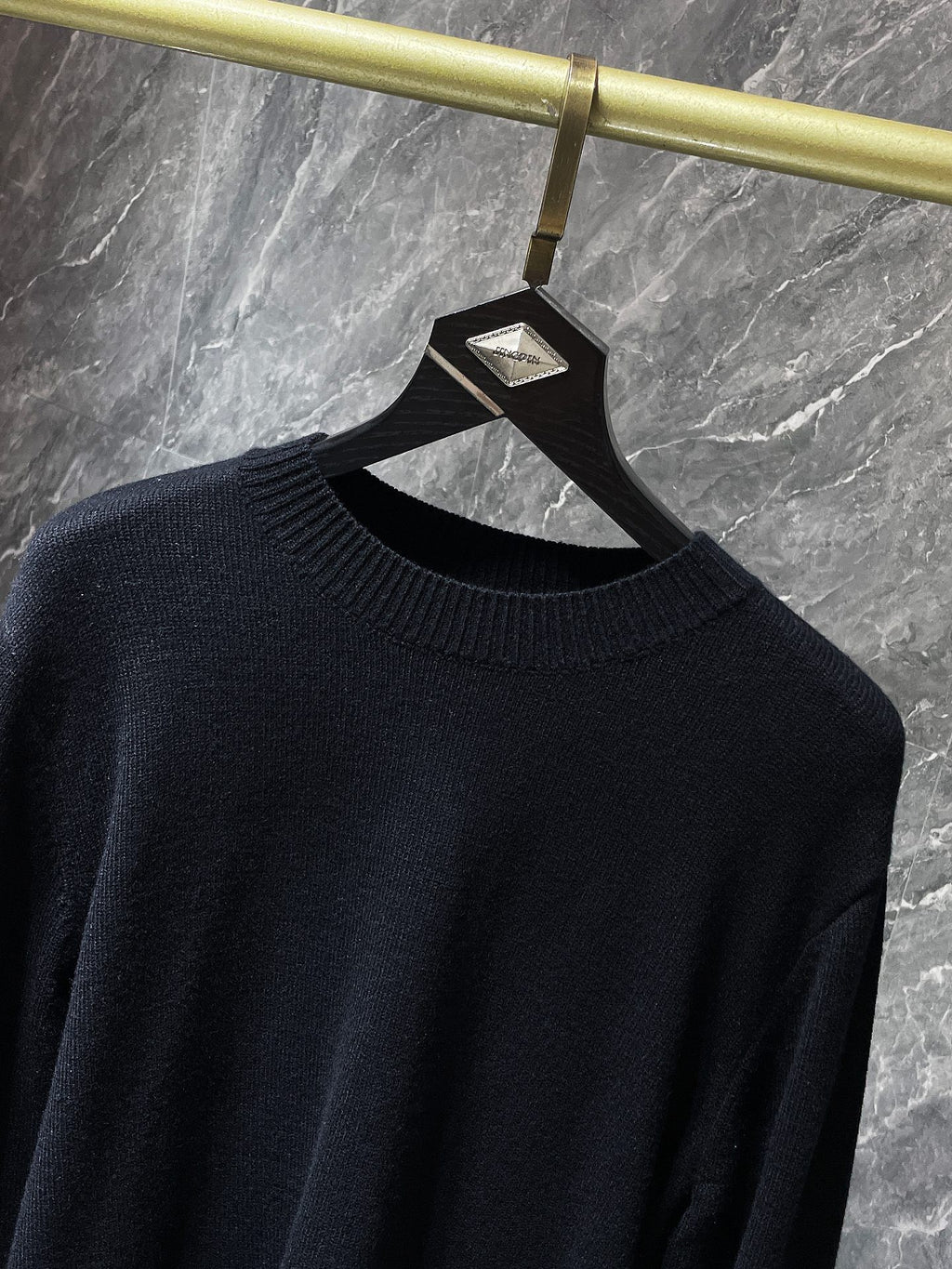 Big Cross Black Wool Sweater™