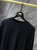 Big Cross Black Wool Sweater™