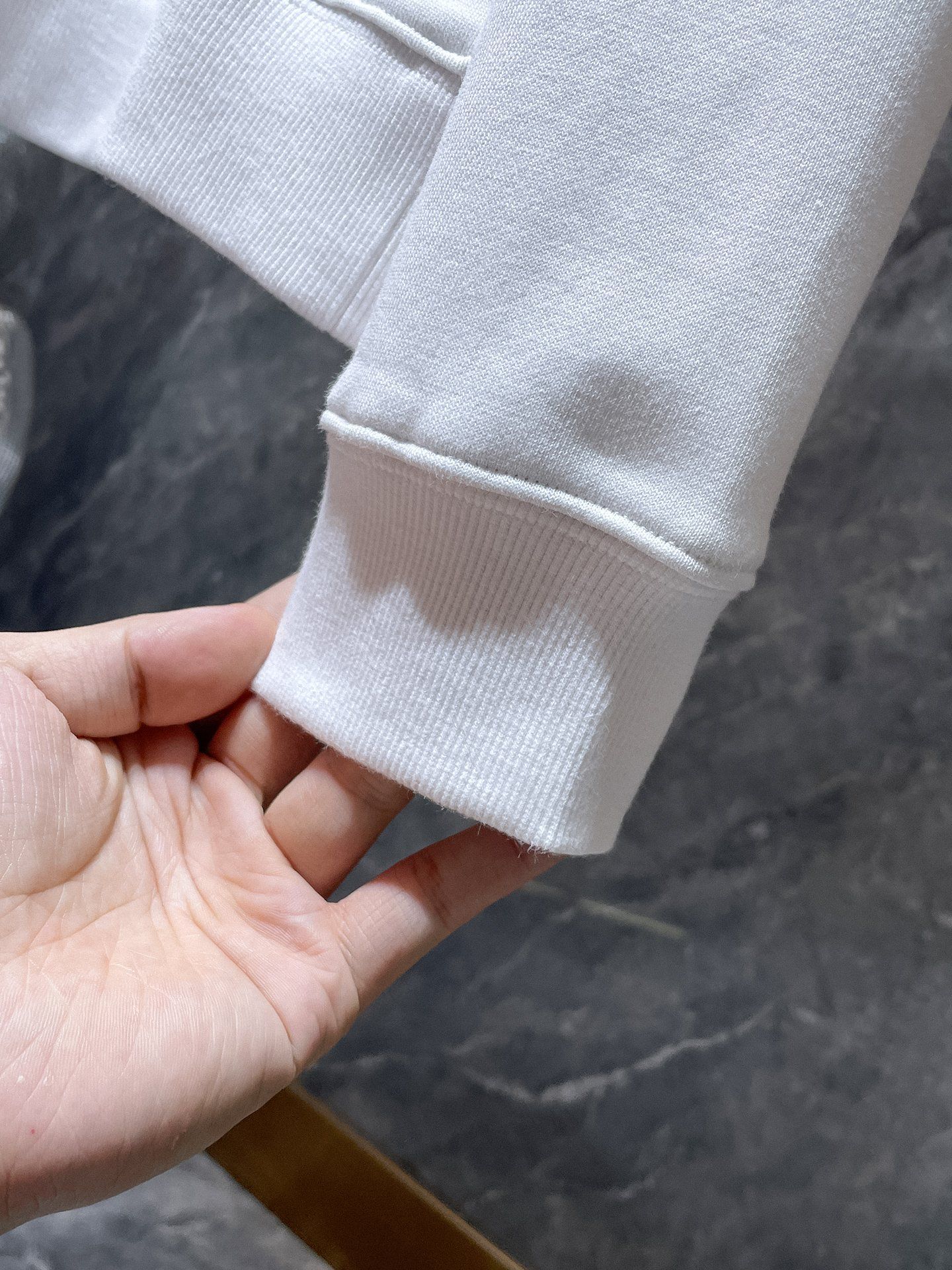 Blue Checkered Horse Shoe Logo White Hoodie™