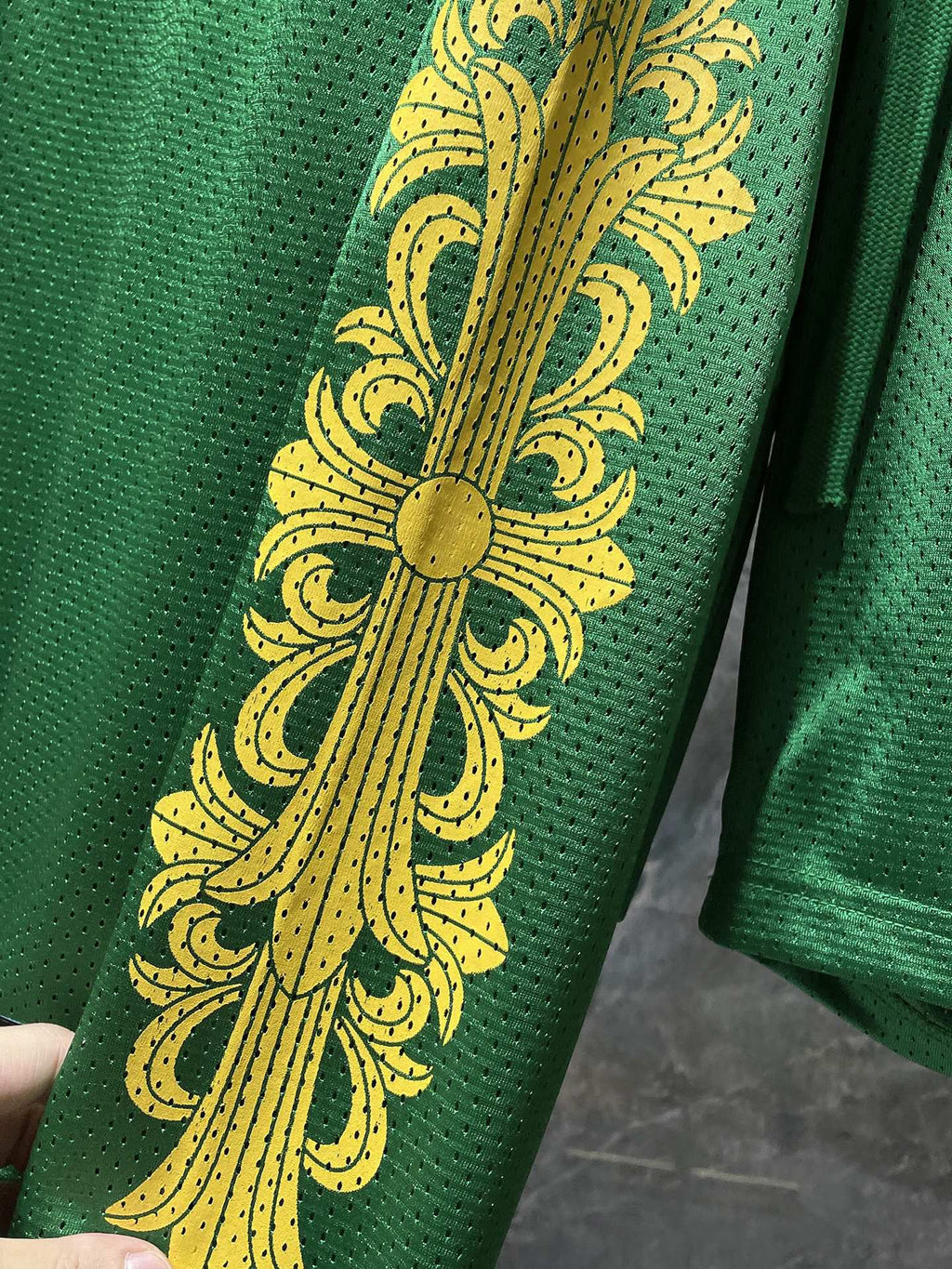 Green Mesh Long Sleeve Hockey Jersey™