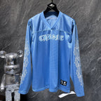 Light Blue Mesh Long Sleeve Hockey Jersey™