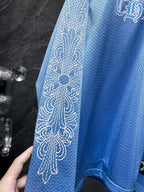 Light Blue Mesh Long Sleeve Hockey Jersey™