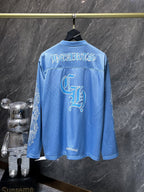 Light Blue Mesh Long Sleeve Hockey Jersey™