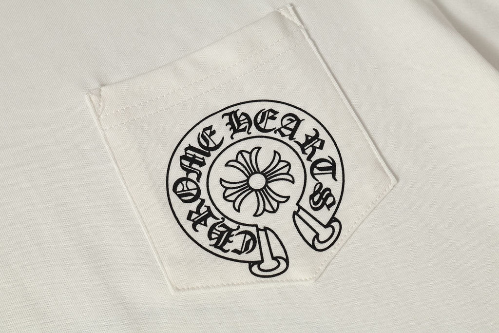 Horse Shoe Logo Los Angeles White T-Shirt™