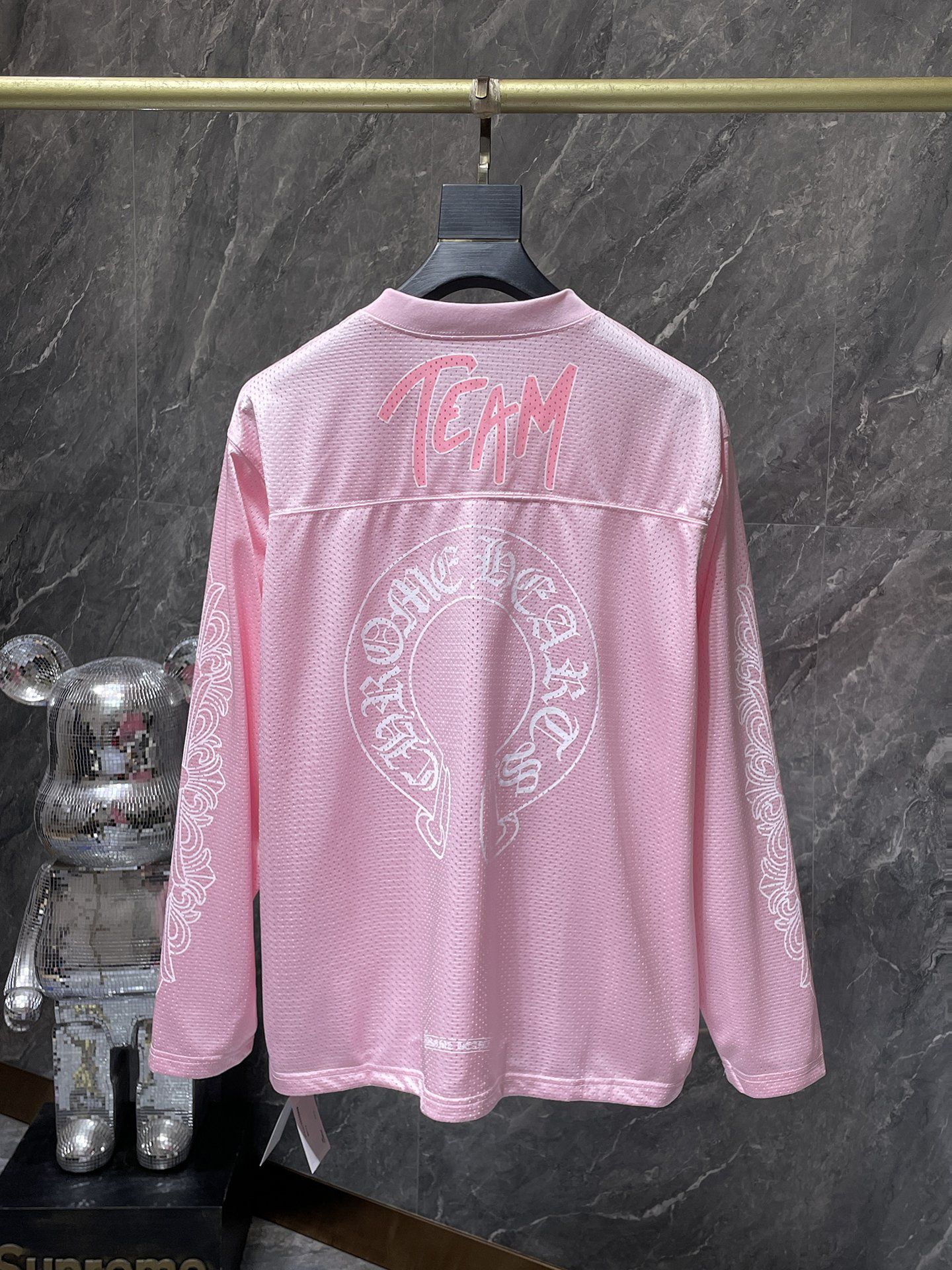 Pink Mesh Team Form Long Sleeve Hockey Jersey™