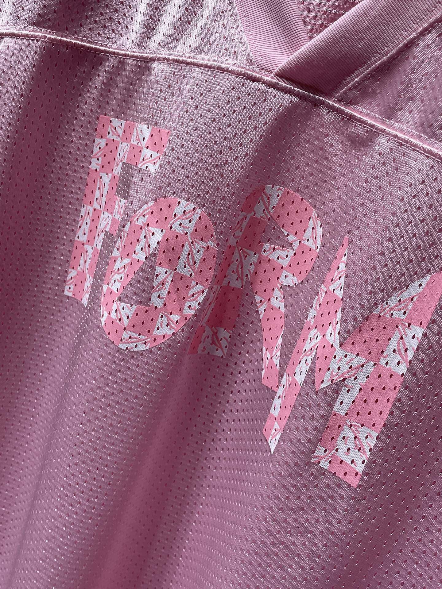 Pink Mesh Team Form Long Sleeve Hockey Jersey™