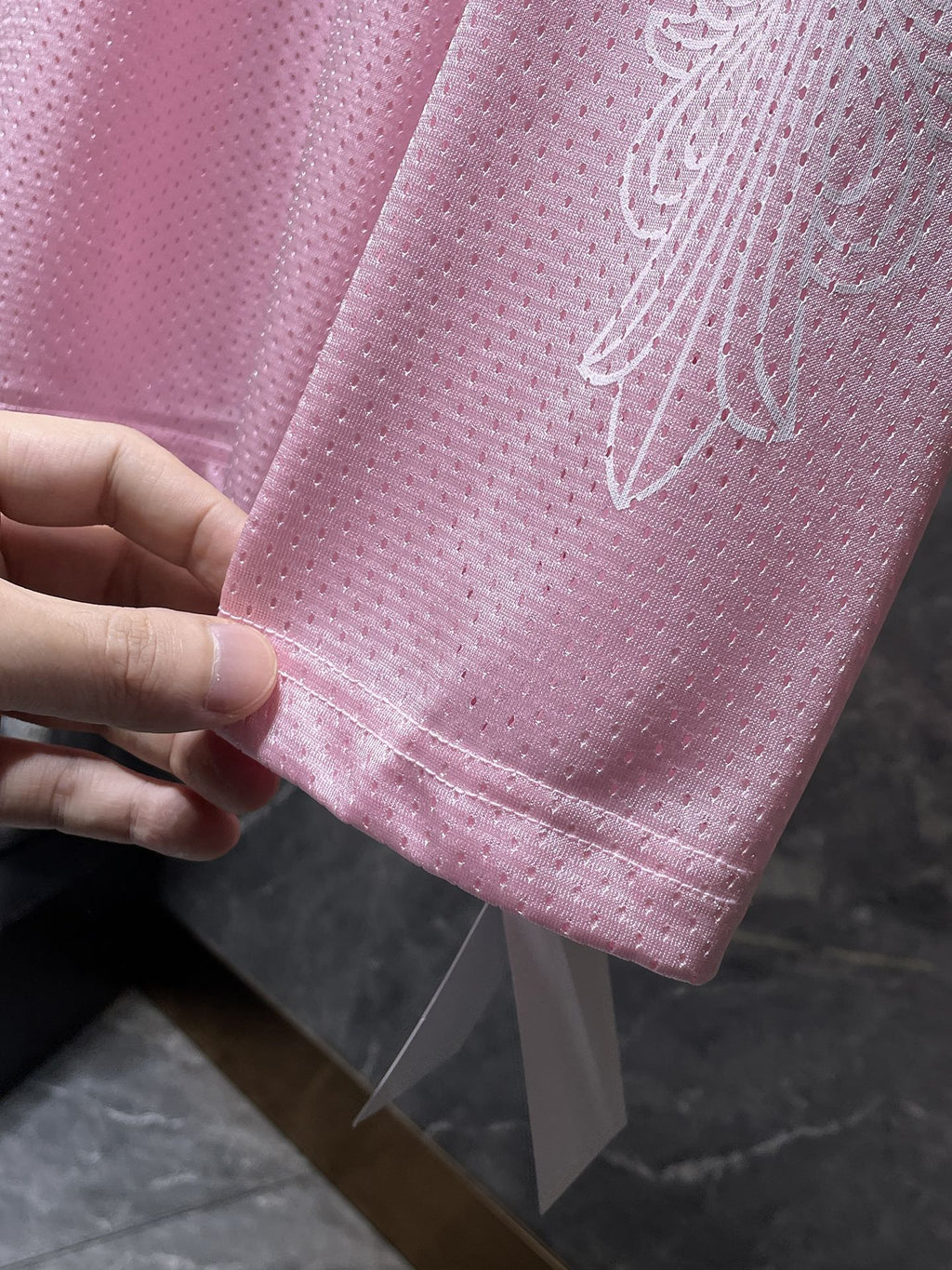 Pink Mesh Team Form Long Sleeve Hockey Jersey™