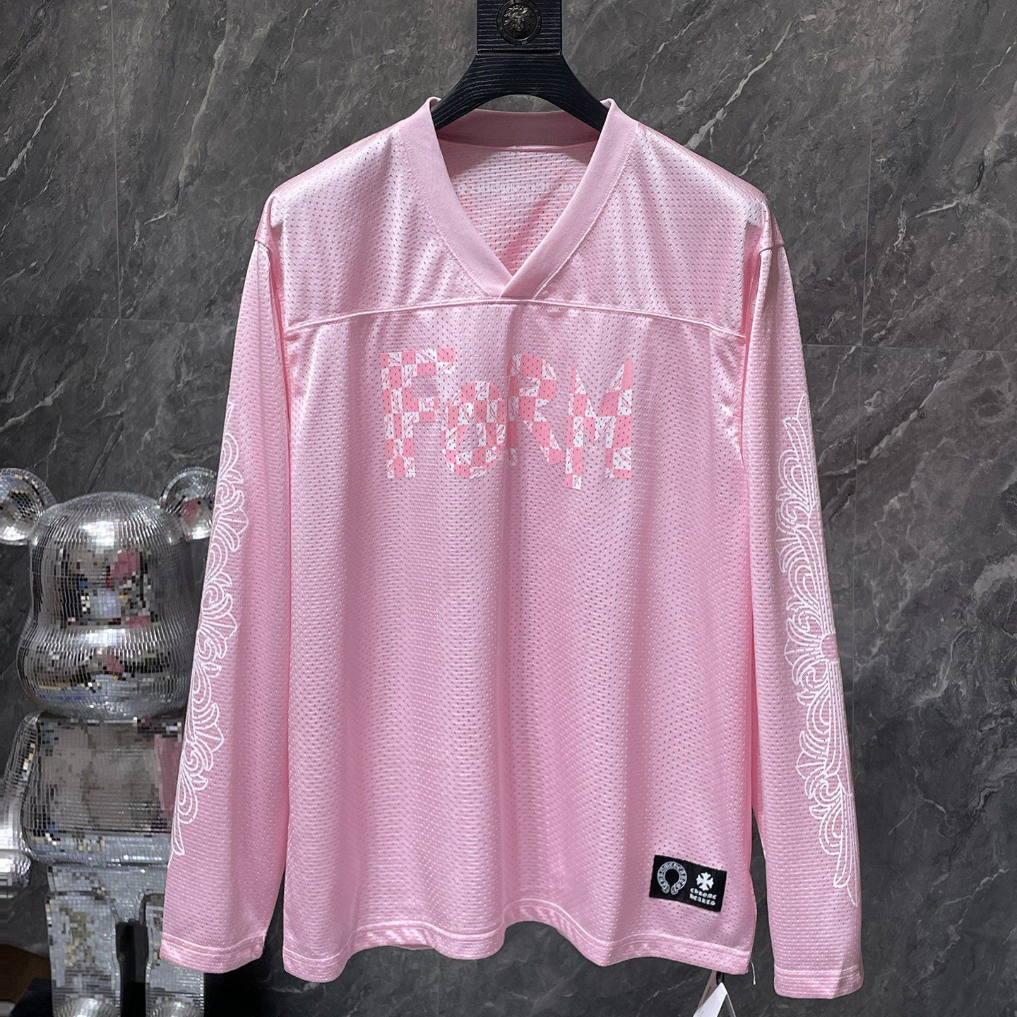 Pink Mesh Team Form Long Sleeve Hockey Jersey™