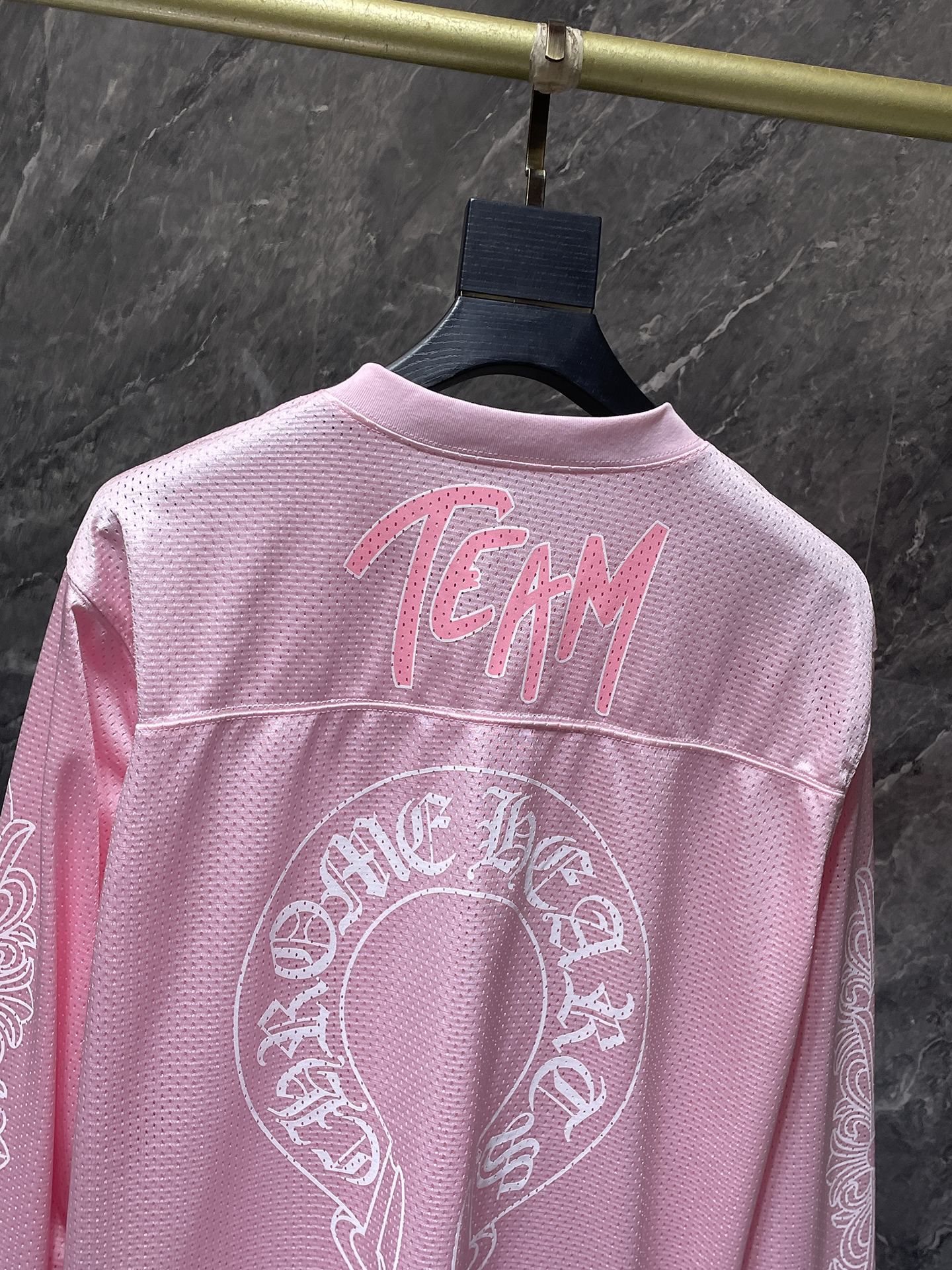 Pink Mesh Team Form Long Sleeve Hockey Jersey™