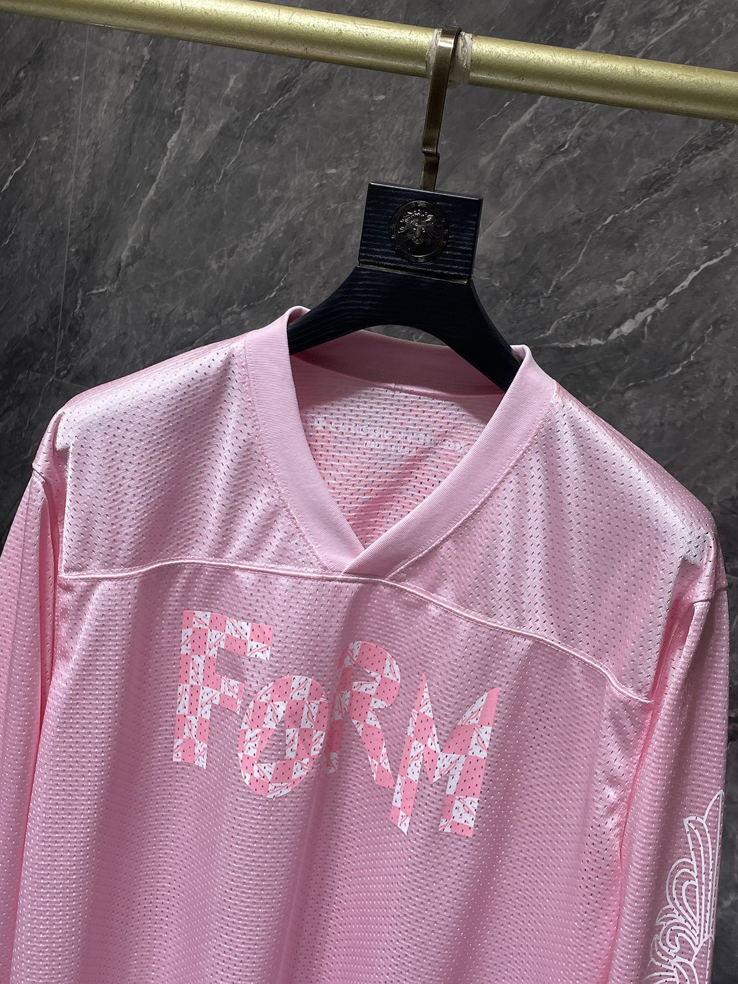 Pink Mesh Team Form Long Sleeve Hockey Jersey™