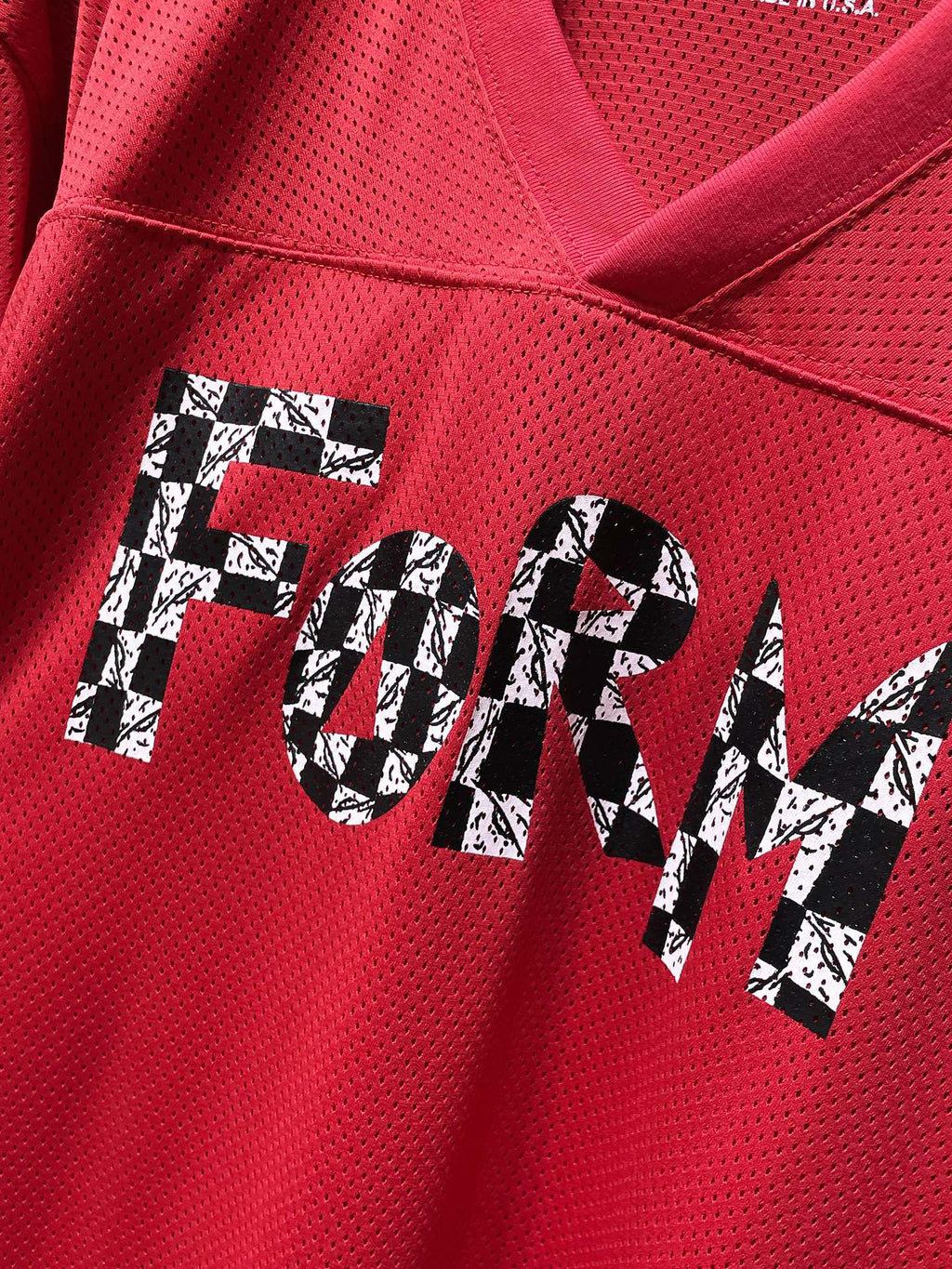 Red Mesh Long Sleeve Hockey Jersey™