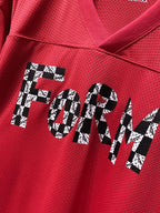 Red Mesh Long Sleeve Hockey Jersey™