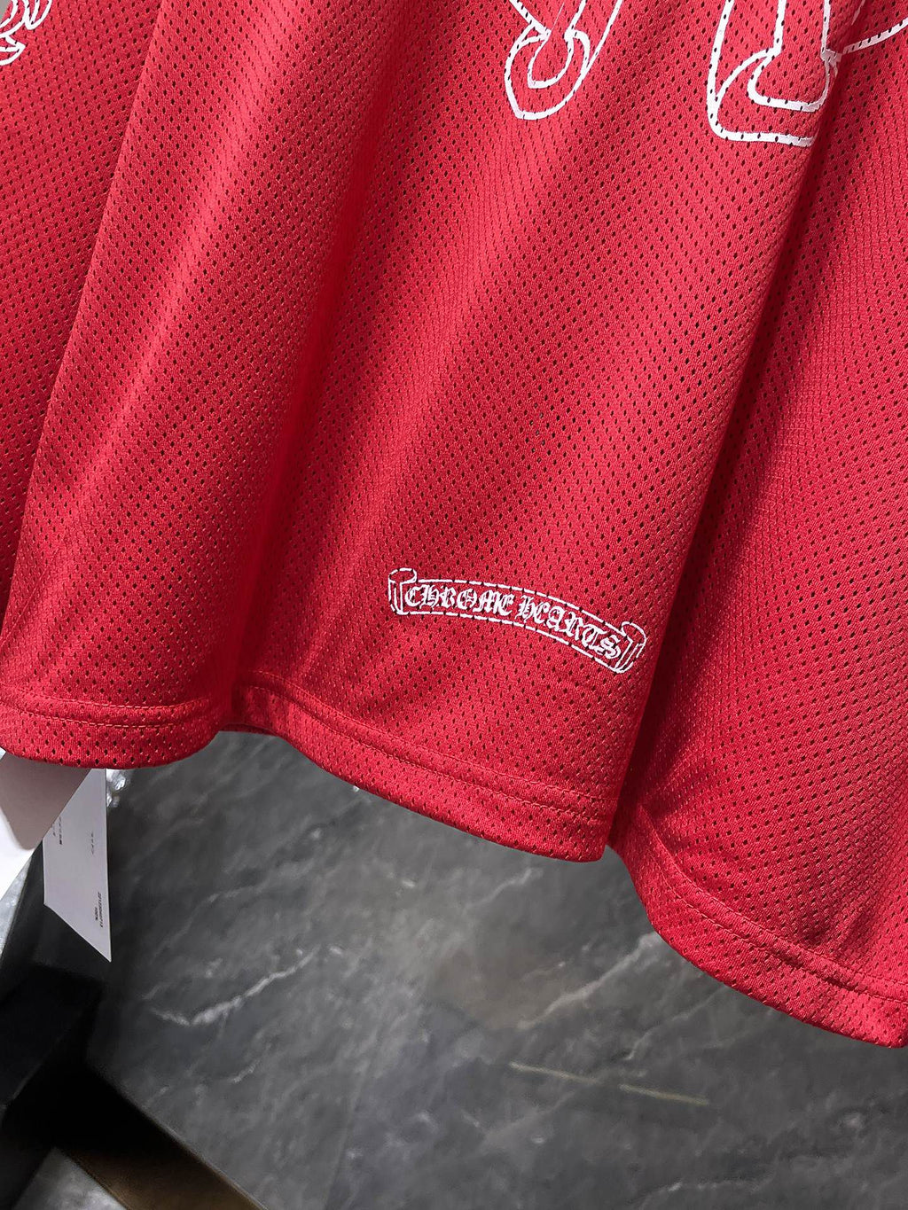 Red Mesh Long Sleeve Hockey Jersey™