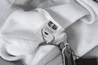 Dagger Emblem Full Zip Grey Hoodie™