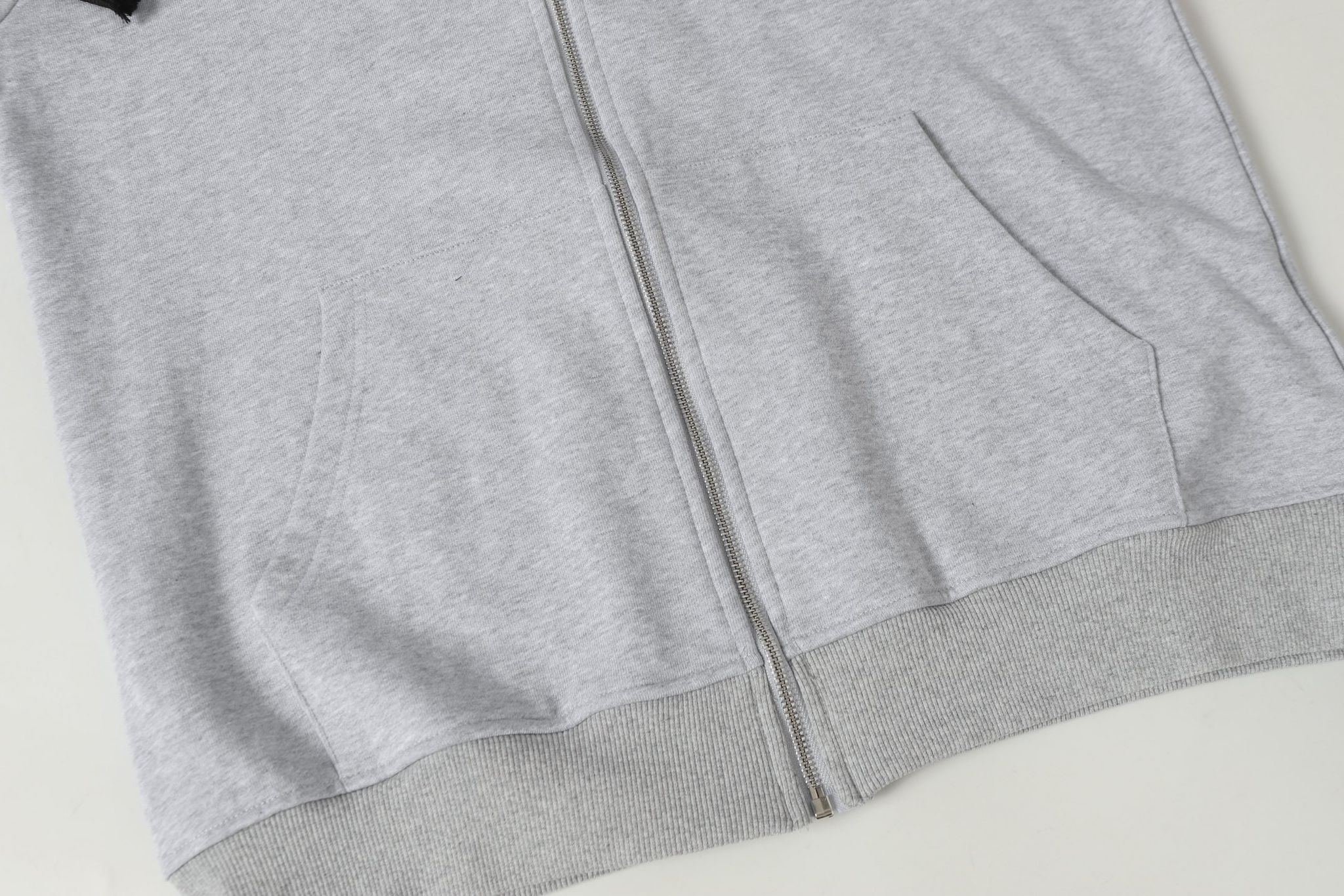 Dagger Emblem Full Zip Grey Hoodie™