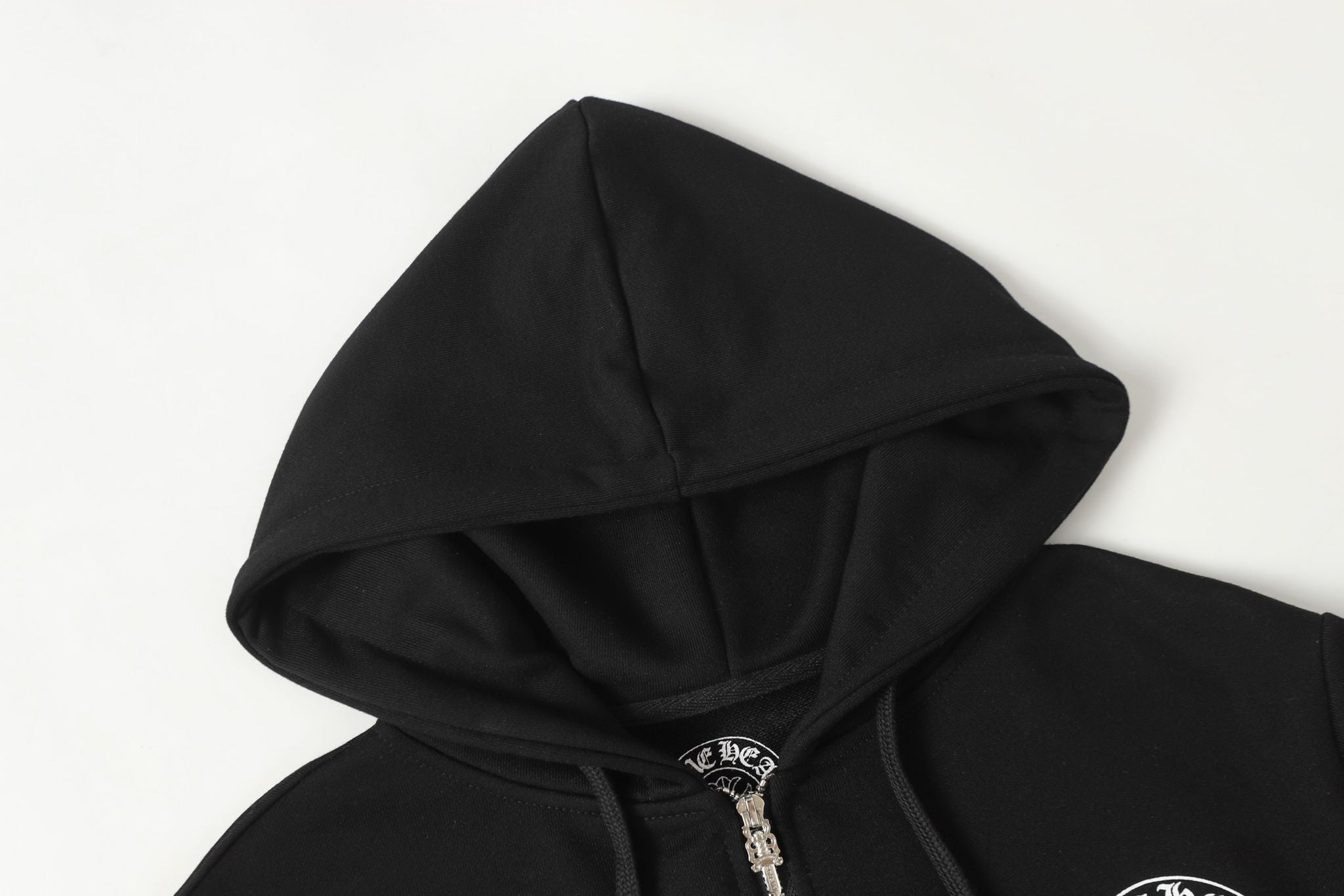 Horse Shoe Logo Osaka Full Zip Black Hoodie™