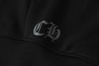 Horse Shoe Logo Osaka Full Zip Black Hoodie™