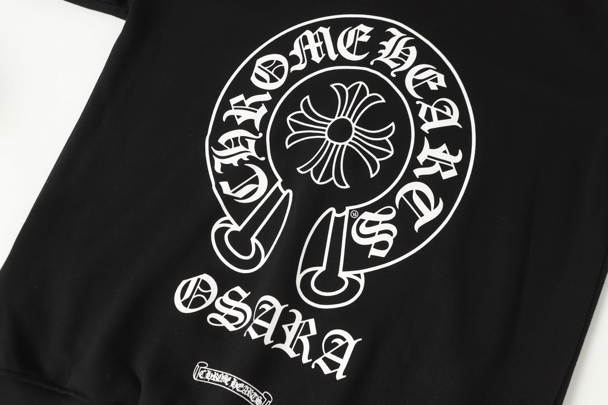 Horse Shoe Logo Osaka Full Zip Black Hoodie™
