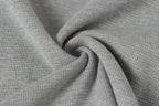 Double Black Leather Cross Grey Woven Long Sleeve™