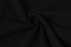 Double Black Leather Cross Black Woven Long Sleeve™