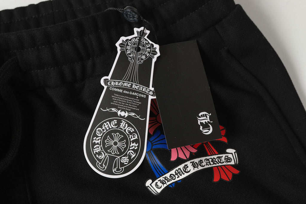 Multi Color Triple Cross Black Sweatpants™