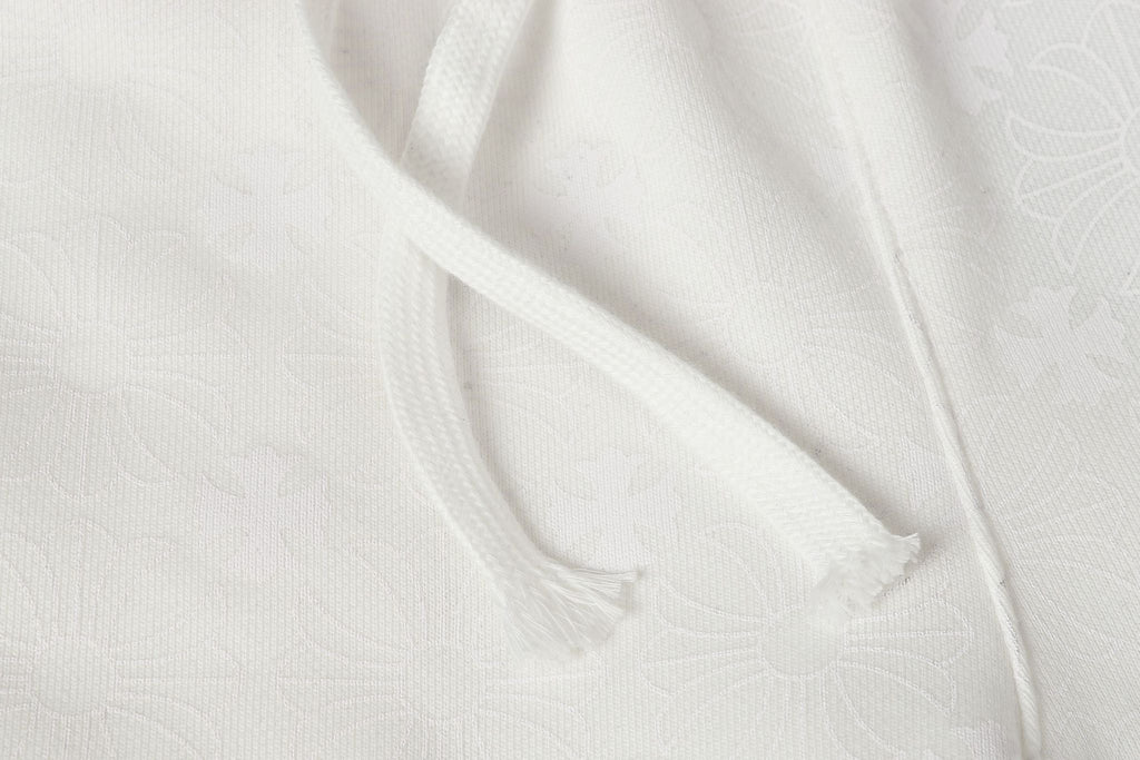 Flower Cross Pattern White Sweatpants™
