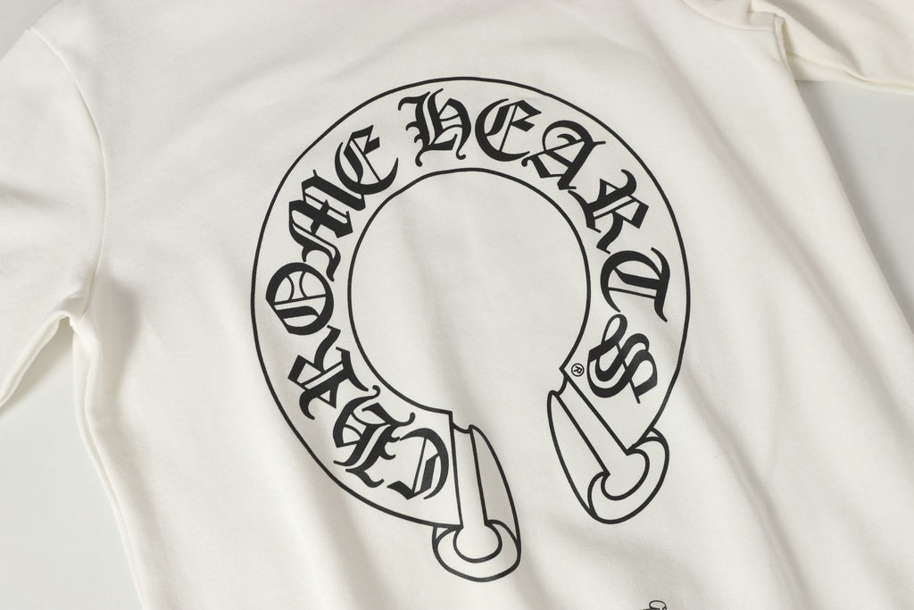 Big Horse Shoe Logo White Sweatshirt™