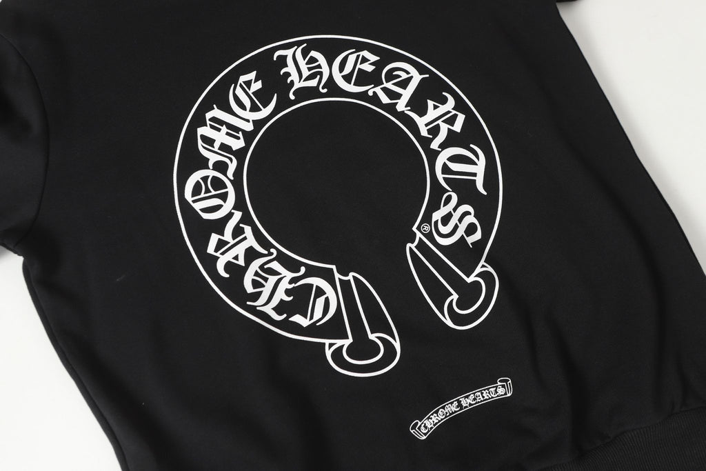 Big Horse Shoe Logo Black Sweatshirt™
