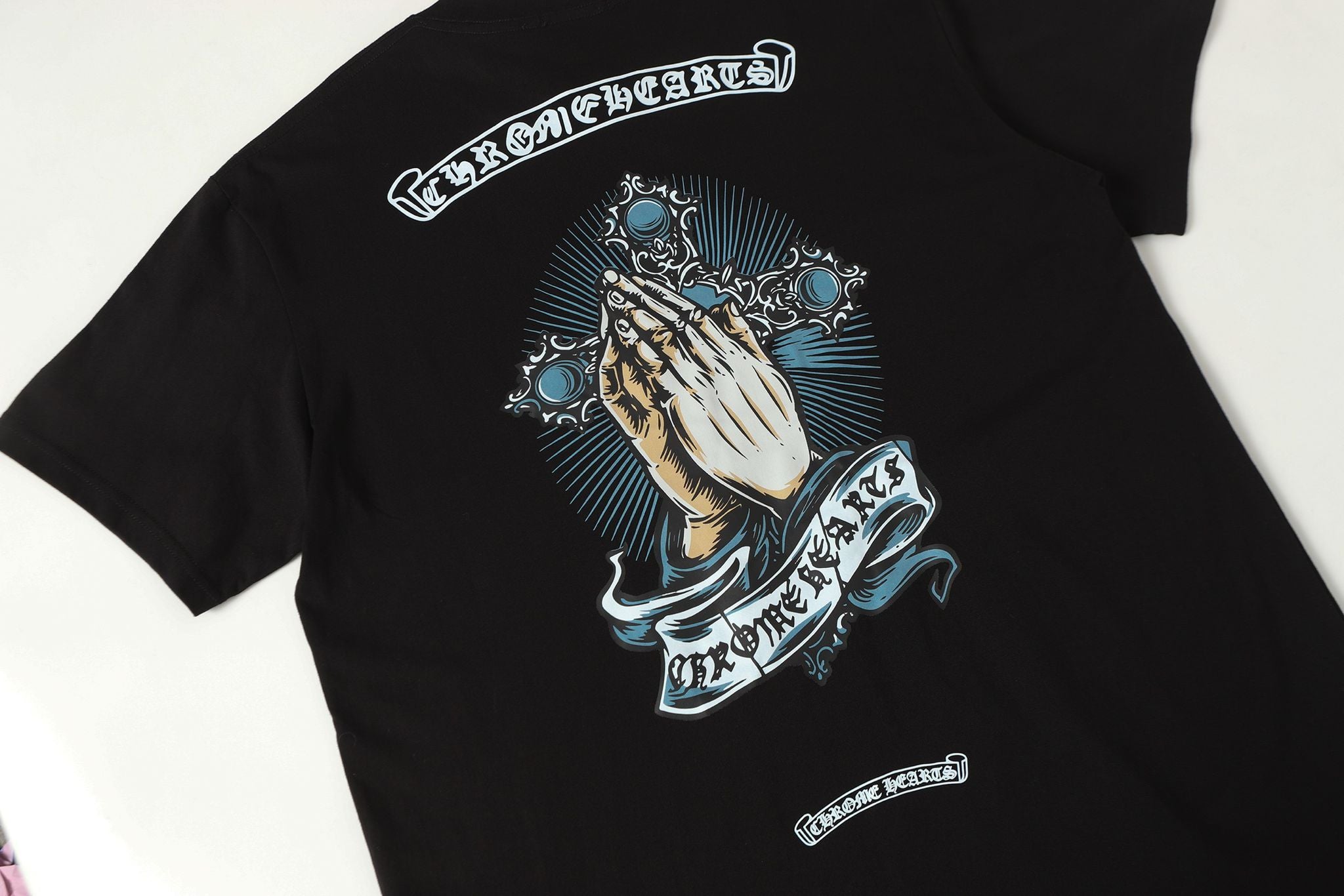 Praying Hands Black T-Shirt™