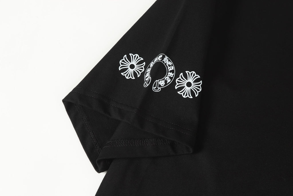 Multi Color Crosses Black T-Shirt™