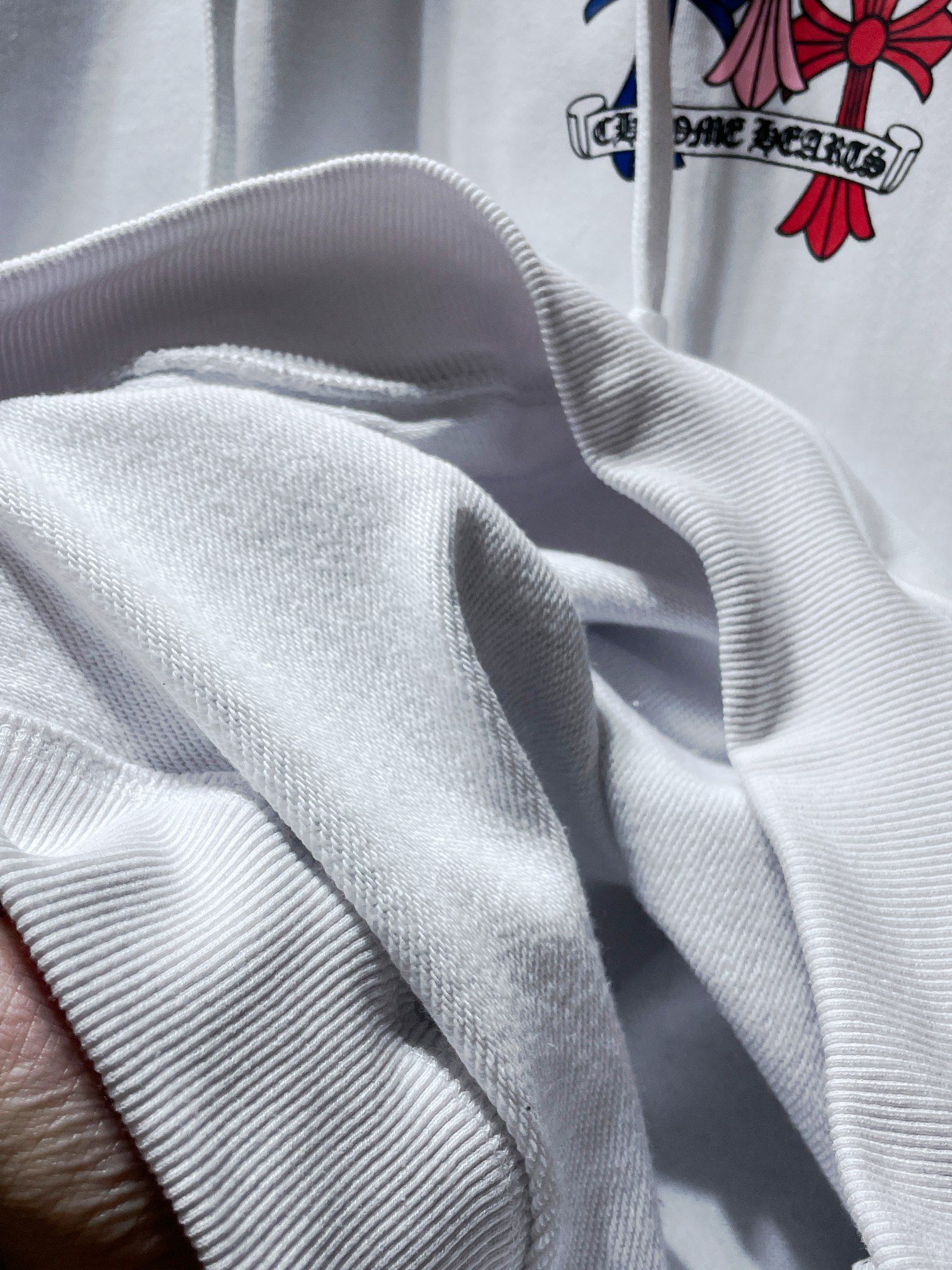 Multi Color Crosses White Hoodie™