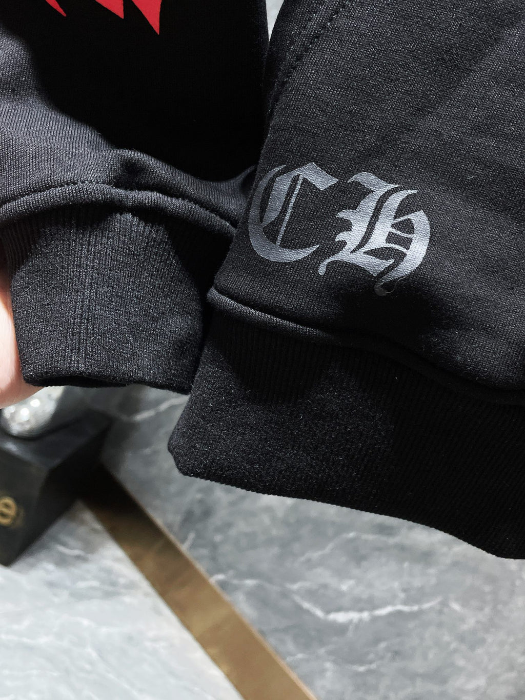 Multi Color Crosses Black Hoodie™