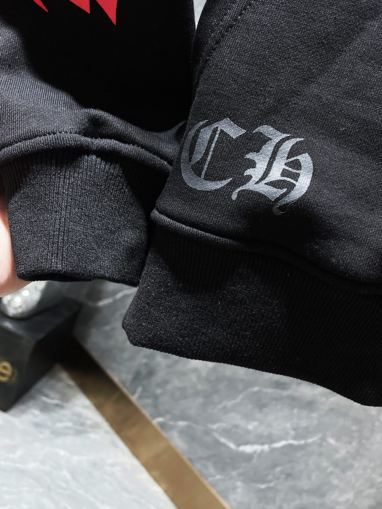 Multi Color Crosses Black Hoodie™