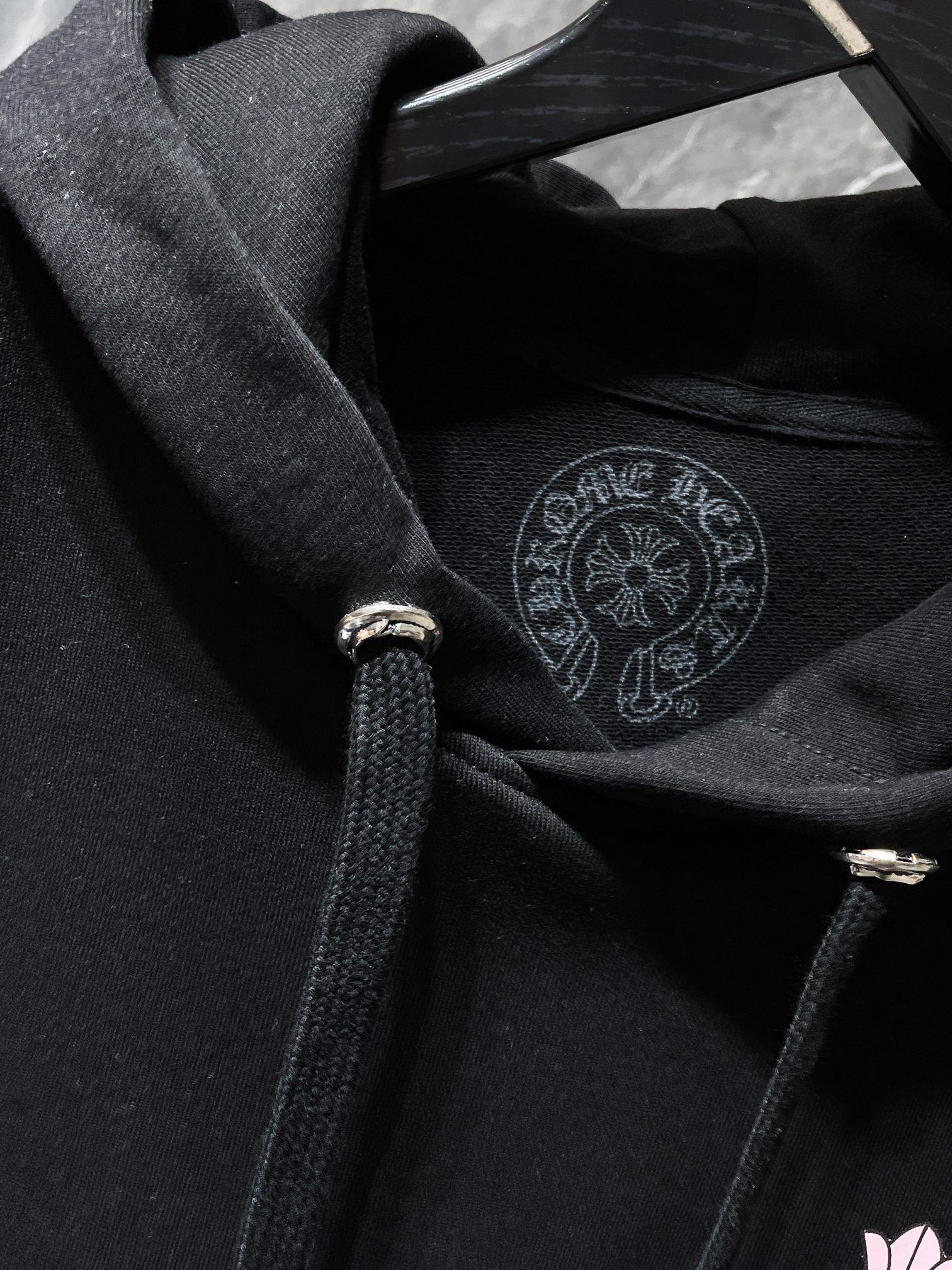 Multi Color Crosses Black Hoodie™