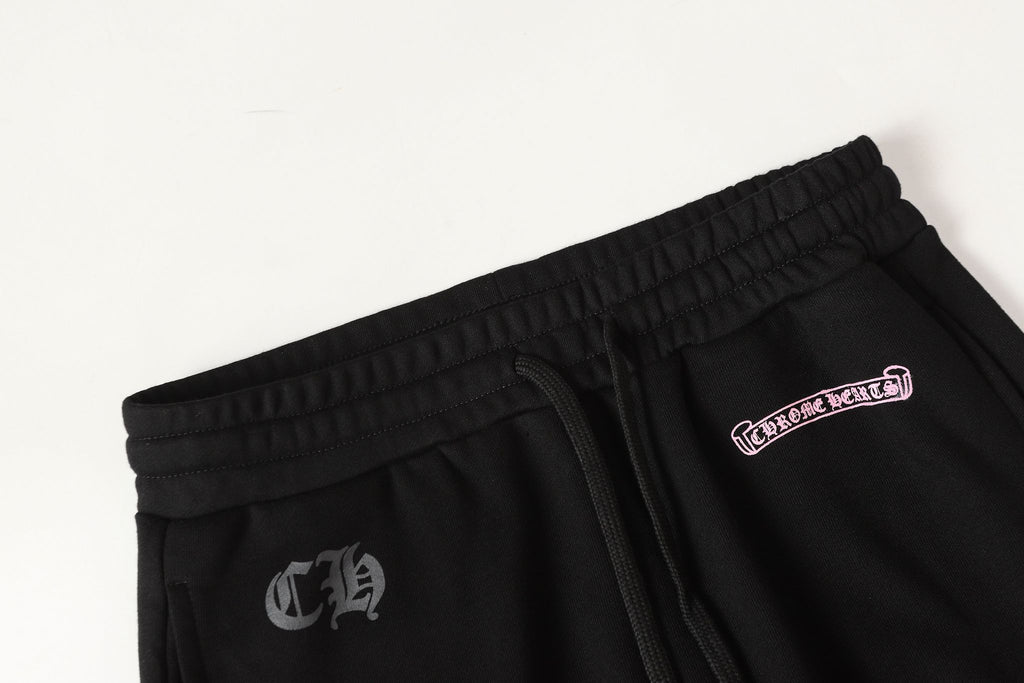 Pink Crosses Deadly Doll Black Sweatpants™