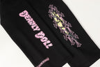 Pink Crosses Deadly Doll Black Sweatpants™