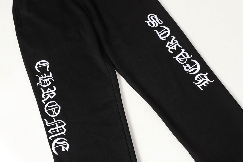Embroidered CH Logo Black Sweatpants