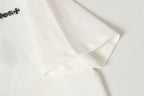 Black Leather Triple Cross F You White T-Shirt™