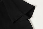Black Leather Triple Cross F You Black T-Shirt™