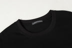 Black Leather Triple Cross F You Black T-Shirt™