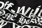 Black Leather Cross Brand Collab Black T-Shirt™