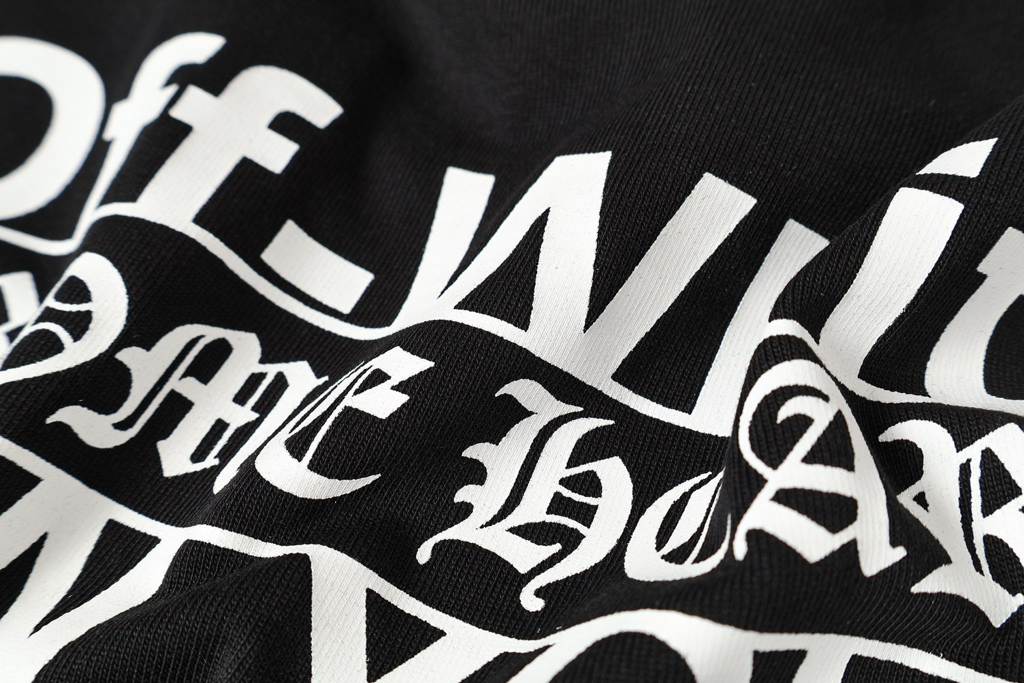 Black Leather Cross Brand Collab Black T-Shirt™