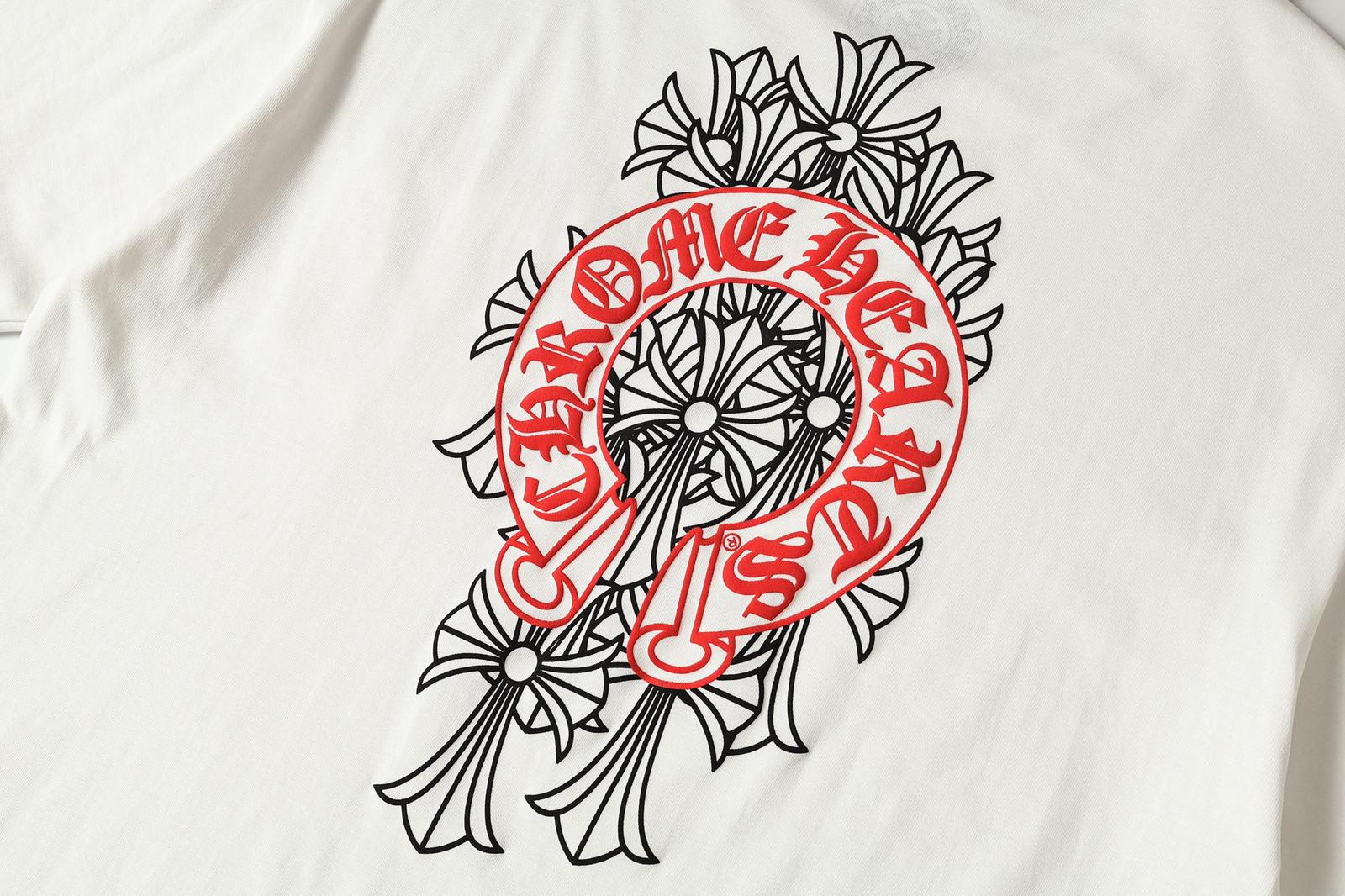 Red Horse Shoe Logo White T-Shirt™