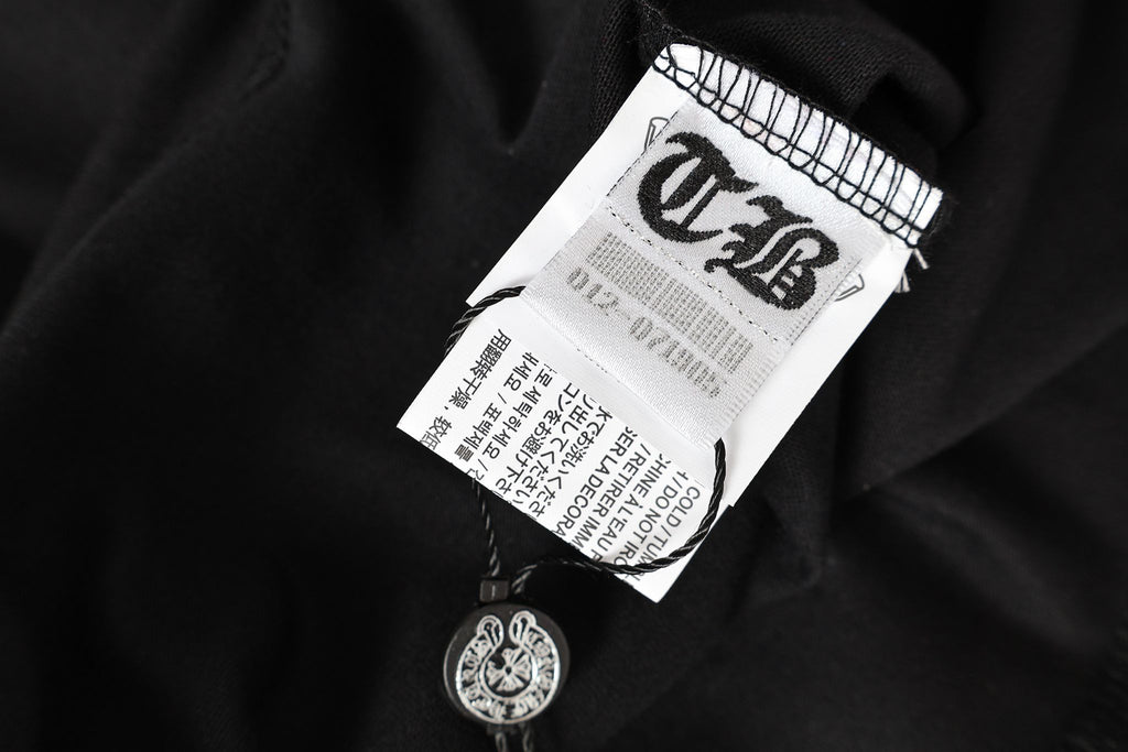 Red Horse Shoe Logo Black T-Shirt™